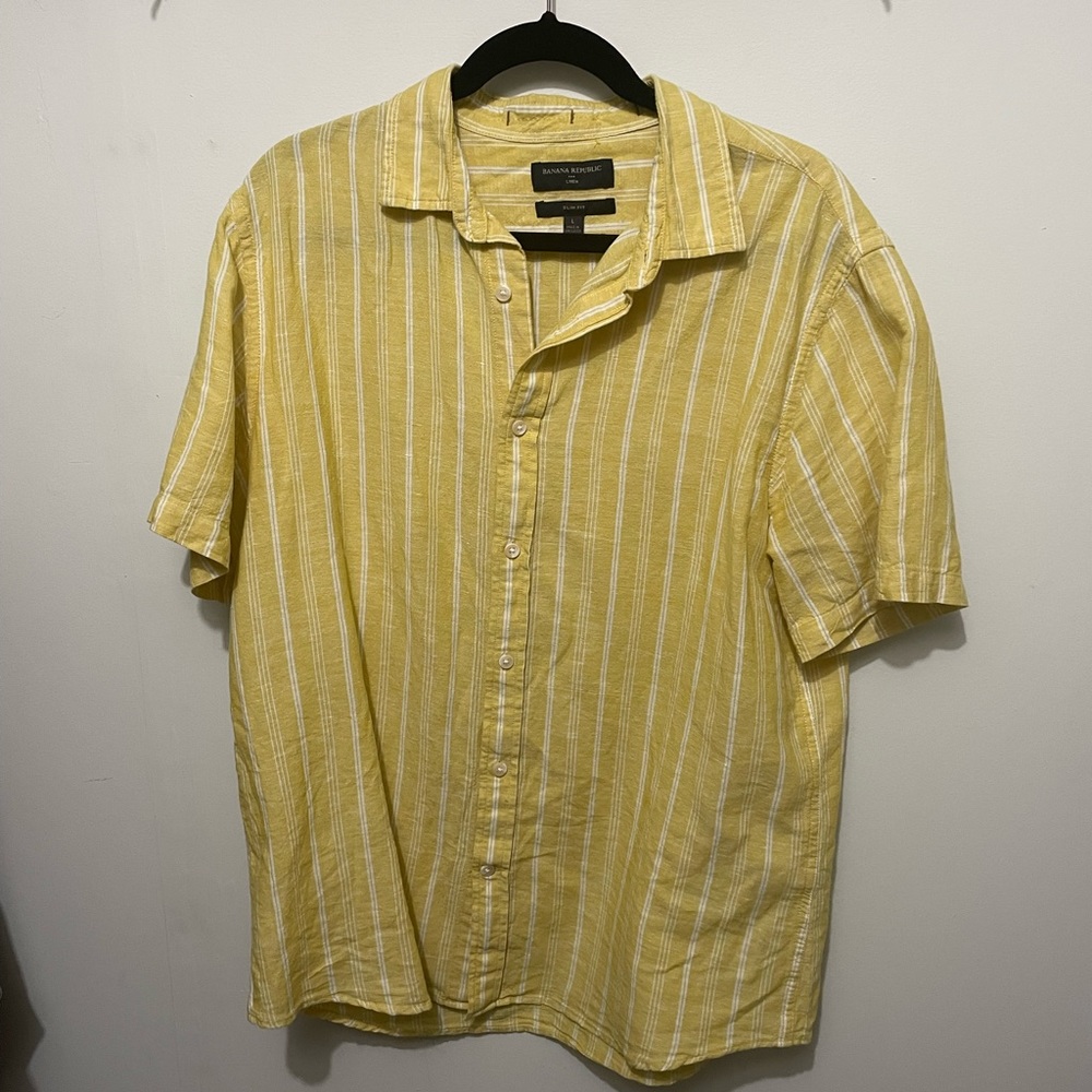 Banana republic linen shirt